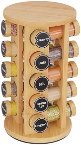New England Stories Revolving Spice Rack Set by NewEnglandStories
