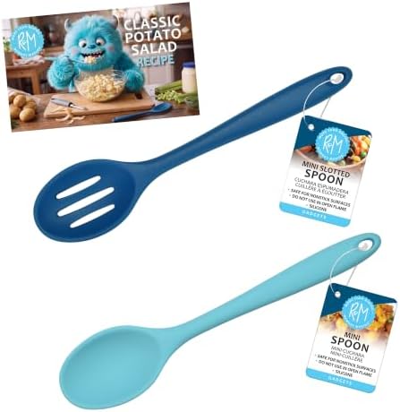 R&M Mini Silicone Spoon Set, and Scooping by RMInternational