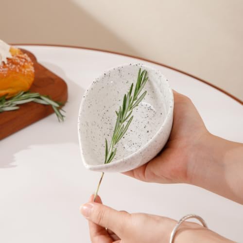 Herb Stripper Bowl, Ceramic Herb Peeling Bowl, Herbs Leaf Stripping Tool - Image 6