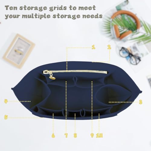 Lckaey Purse Organizer For Longchamp Large Purse For Long Champ Le Pliage - Image 3
