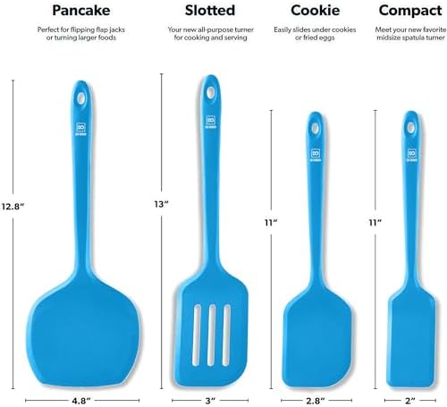 DI ORO Silicone Turner Spatula Set - Image 5