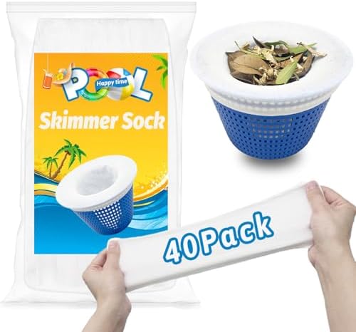 40-Pack Pool Skimmer Socks, Ultra Fine Mesh by GiveYouaGoodLife