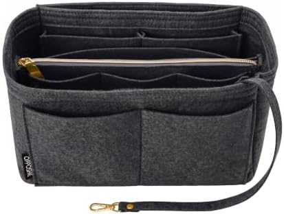 OPPOSHE Purse Organizer Insert for Handbags, Softened Felt Bag Insert Organizer by OPPOSHE