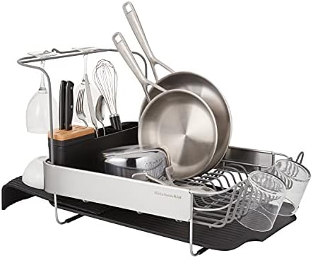 KitchenAid Full Size, Rust Resistant Expandable Dish Rack - Image 4
