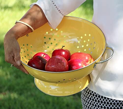 Calypso Basics by Reston Lloyd Powder Coated Enameled Colander, 7 Quart - Image 5