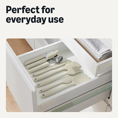 Amazon Basics Silicone Spatulas, 5-Piece Set, Heat-Resistant, Food-Grade - Image 6