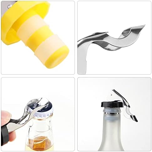 6pcs Reusable Wine Stoppers, Silicone Vacuum Bottle Stopper, Expanding Manual - Image 4
