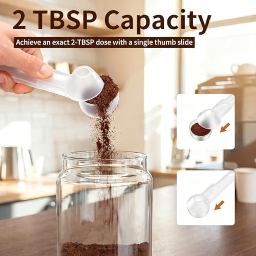Coffee Scoop with Funnel for Reusable K Cup, 2 TBSP Measuring Spoon - Image 5