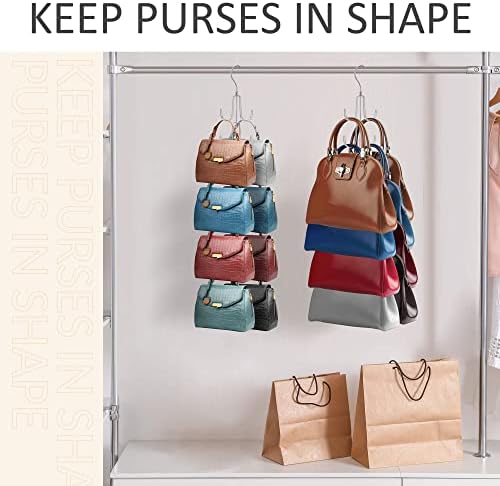 ZEDODIER 2 Pack Purse Hanger, Purse Organizer - Image 5
