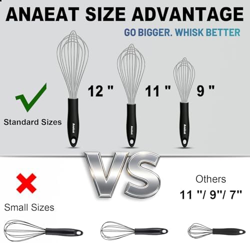 3 Packs Stainless Steel Whisk Set - Image 4
