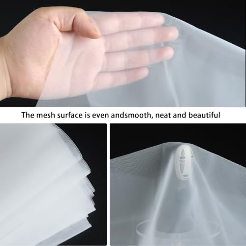 ZZRANYE Nylon Mesh Fabric 100 Mesh, 39.3" × 39.3" Food Grade Fine Mesh Strainer - Image 3