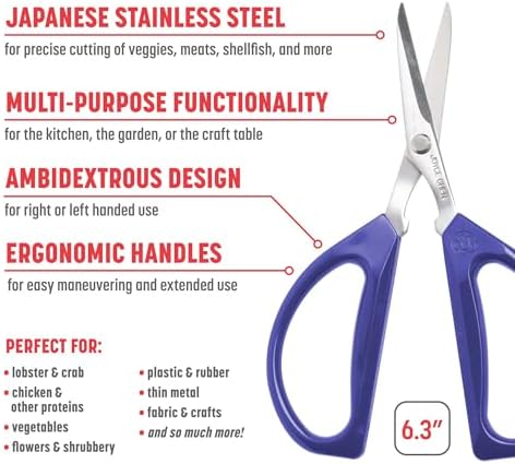 Joyce Chen Original Unlimited Kitchen Scissors All Purpose Kitchen Shears - Image 2