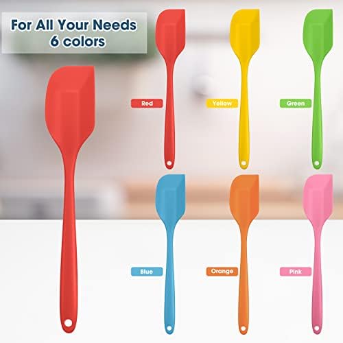 Irenare 24 Pcs Silicone Spatulas 11 Inch Rubber Spatulas, Heat Resistant - Image 4