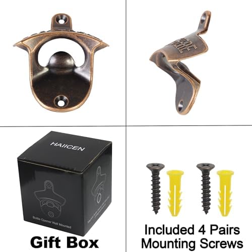 Aged Style Wall Mounted Bottle Opener, Stainless Table Mount Cola Opener - Image 5