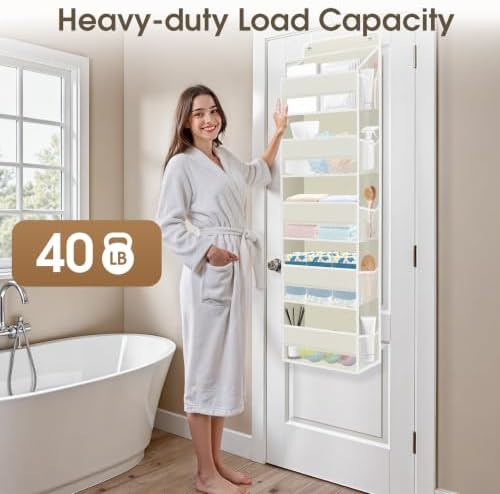 2 Pcs Over The Door Organizer Large Capacity Hanging Storage Room Organizer - Image 5