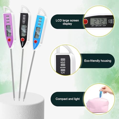 Copkim 10 Set Digital Food Thermometer Long Probe Instant - Image 3