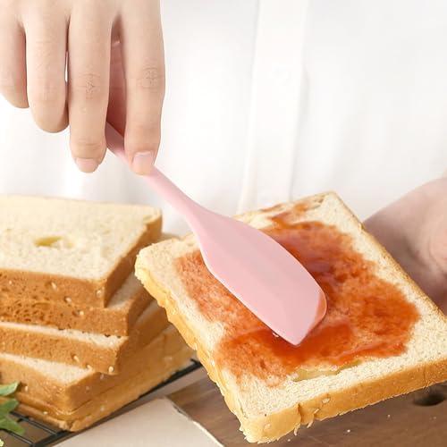 8 Pack Mini Silicone Spatula Set, 8.3 Inch Small Rubber Spatula Heat Resistant - Image 5
