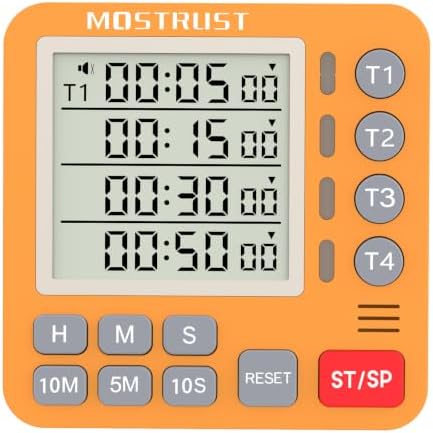 Digital Dual Kitchen Timer by MOSTRUST