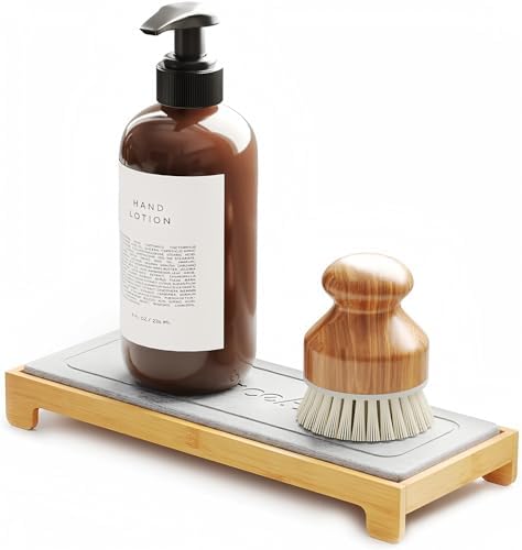 SpaceAid DryingNeat Instant Dry Sink Caddy Organizers, Kitchen Sponge Soap by SpaceAid