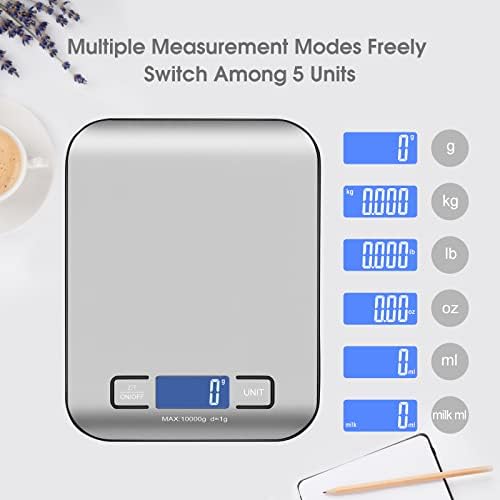 Digital Shipping Scale, Stainless Steel Panel, Accurate Portable Postal Scale - Image 6