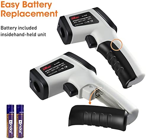 Infrared Thermometer, Laser Temperature Gun - Image 5