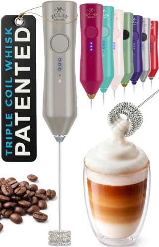 Zulay Kitchen Rechargeable Milk Frother Handheld by ZulayKitchen