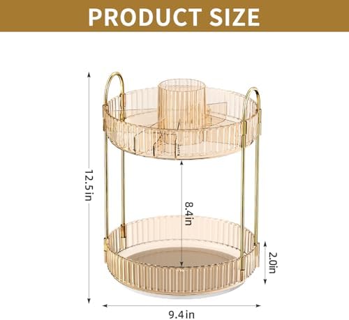 360 Rotating Makeup Organizer - Image 6