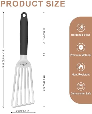 Beijiyi Stainless Steel Fish Spatula - Image 3