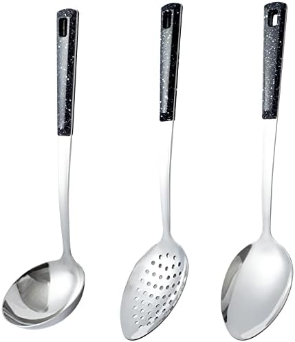 Stainless Steel Serving Spoons Set by HAPPYKIT