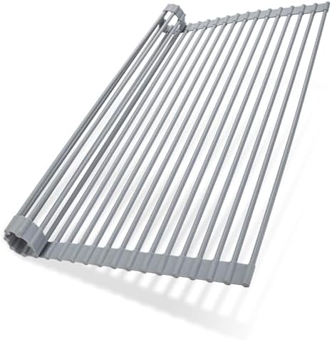 Ohuhu Dish Drying Rack Over The Sink, Roll Up Sink Rack 20.5" W x 13.1" L by Ohuhu