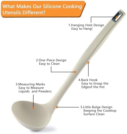 Silicone Pasta Spoon and Fork Set - Image 2