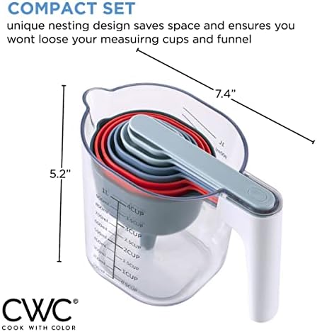 COOK WITH COLOR Measuring Cup Set - Image 2