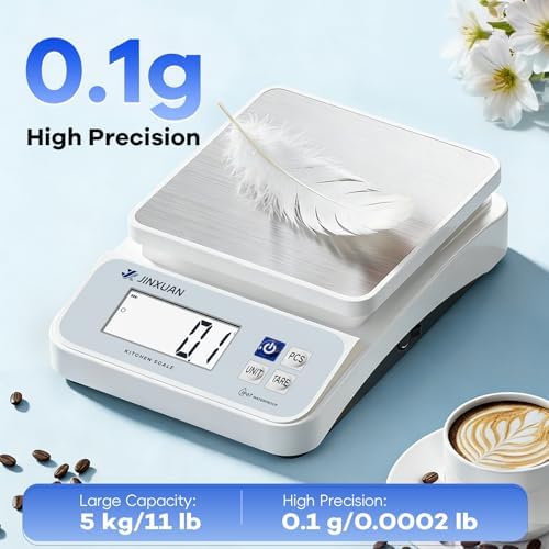Digital Kitchen Scale 11lb/5kgx0.1g Waterproof Food Scales - Image 2