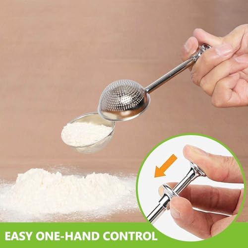 HULISEN 5-Pc Biscuit Cutters, Flour Duster, Pastry Scraper, Dough Blender - Image 5