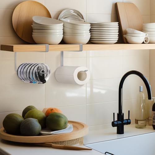 2 Pack Tumbler Lid Organizer, Versatile Storage Holds 20 Lids, Round&Flat - Image 5