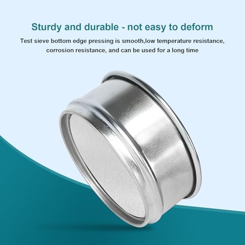 4" 304 Stainless Steel Lab Sieve, 900 Mesh Screen Sifter - Image 4