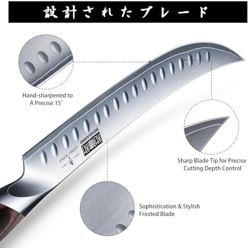 HOSHANHO Carving Slicing Knife, 10 Inch Razor Sharp Japanese Brisket Knife - Image 3
