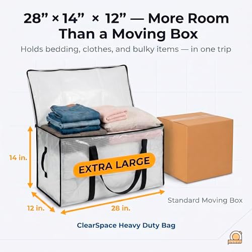 ClearSpace Heavy Duty Moving Bags or Storage Bins - Image 4