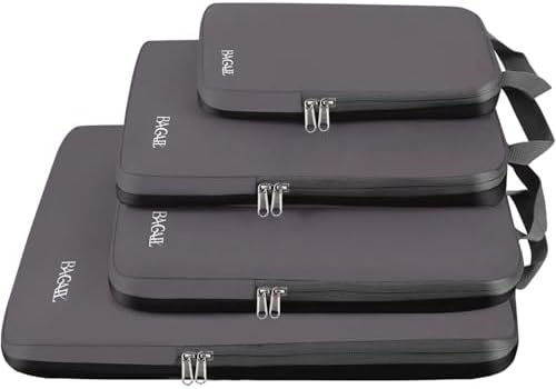 BAGAIL 4 Set/6 Set/8 Set Compression Packing Cubes Travel Accessories by BAGAIL