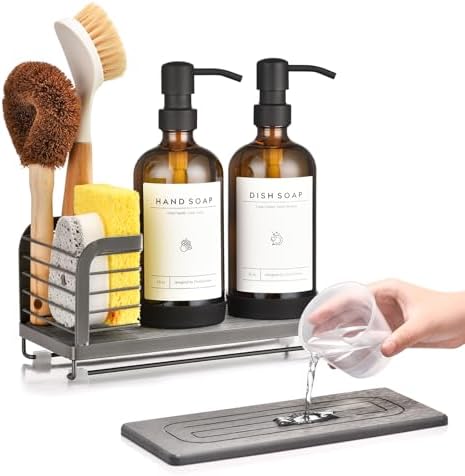 Kitchen Soap Dispenser Set by ORCHID+HOME