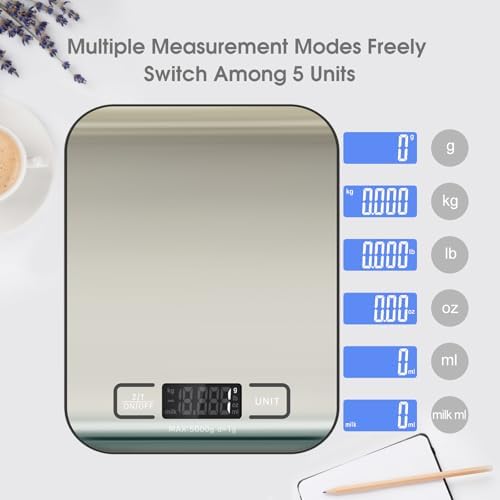 Digital Shipping Scale, Stainless Steel Panel, Accurate Portable Postal Scale - Image 6