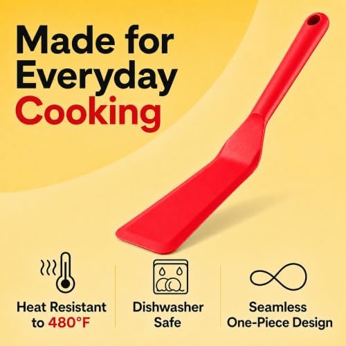 Eggssentials - Pancake Flipper Spatula - Non-Stick - Heat Resistant Egg Spatula - Image 7