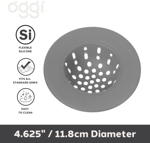 OGGI Silicone Sink Strainer- Great Kitchen Sink Strainer, Sink Drain Strainer - Image 2