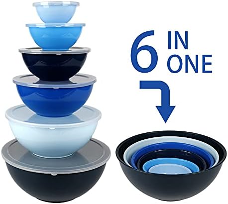 BoxedHome BPA Free Plastic Round Mixing Bowl - Image 4