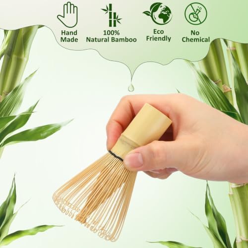 LemonRoad 12 Pcs Matcha Whisk Bulk 80 Prong Bamboo Whisk - Image 5