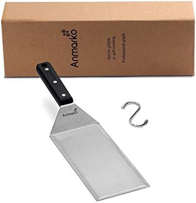 Turner 4x8 Stainless Steel Metal Griddle Spatula - Image 6
