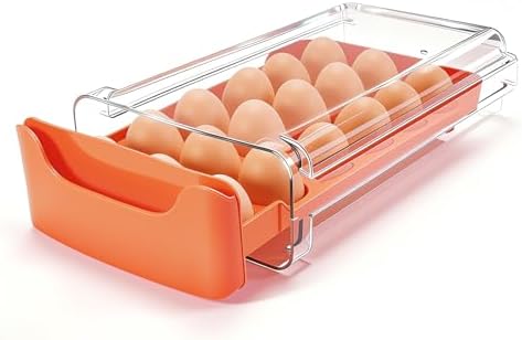 Egg-Holder for Fridge, Fits Small to Large Eggs by Unknown