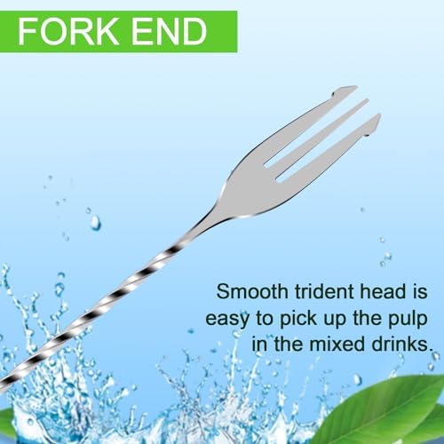 Briout Bar Spoon Cocktail Mixing Stirrers, 12” - Image 5