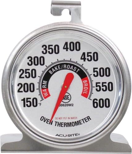 AcuRite 00620A2 Stainless Steel Oven Thermometer by AcuRite