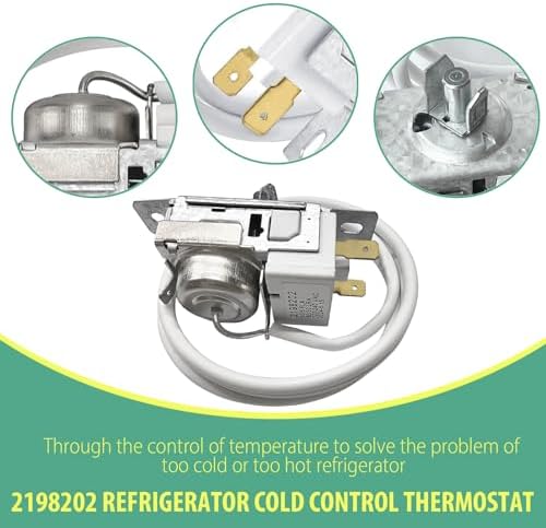 Silver 2198202 Refrigerator Cold Thermostat Control Replacement - Image 4